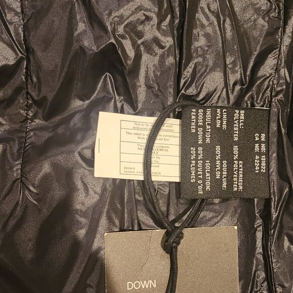 SAM. New York Neon Yellow Down Puffer Vest, NWT, Size 8 - Picture 5 of 5